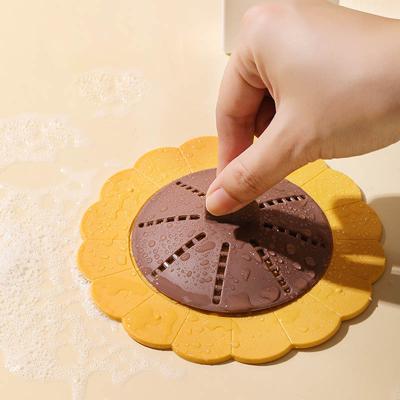 China Modern Bathroom Floor Drain Deodorizer Cover Silicone Filter Floor Drain Cover Kitchen Toilet Sewer Insect Deodorizer Cover for sale