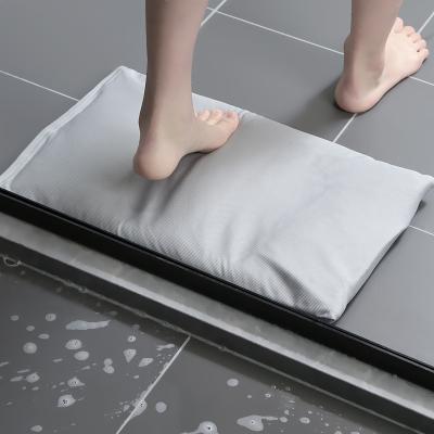 China Bathroom Diatom Mat Non Slip Strong Absorbent Durable Floor Mat Durable Wear Resistant Washable Removable Pad Household Pad for sale