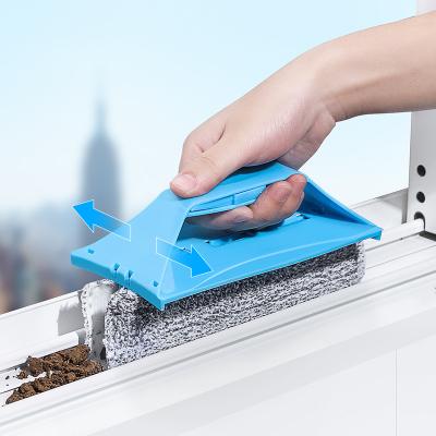 China Viable Window Groove Crevice Sweep Mesa Dust Brush Kitchen Tools Glass Cleaning Brush Door Crack Multifunctional Home Cul-de-sac Scraper for sale