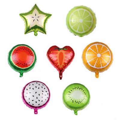 China Festival Decoration 18inch Vegetable And Fruit Shape Foil Balloons for sale