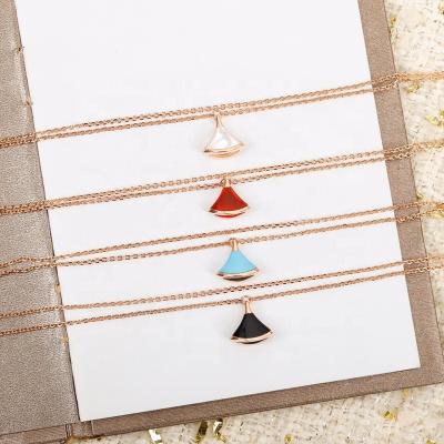 China TRENDY 925 Sterling Silver Small Skirt Pendant fan bracelet ladies party gift cute luxury fashion brand jewelry factory wholesale for sale