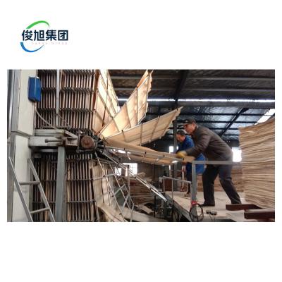 China Máquina de secado de madera de 8000 kg de capacidad Secador de chapa industrial con prensa hidráulica a caliente en venta