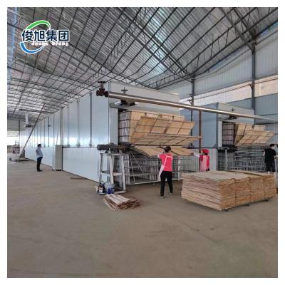 China Equipo de secado con cinta transportadora de paneles verticales de madera de 8000 kg para rodajas de madera de olivo en venta