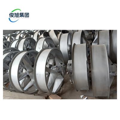 China DC elektrisch stroomtype Junxu aangepaste aluminium legering bladen propeller gegoten aluminium ventilator blade Te koop