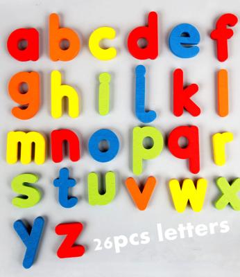 China Kids Learning ABC Educational Wooden Alphabet Toy Instant English Letter Learning Card for sale