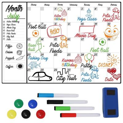 China Form 19 *13Inch Fridge Smart Magnetic Monthly Planner Calendar Weekly Planner for sale