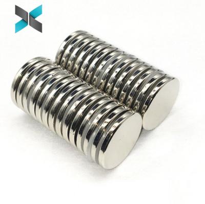 China Strong Industrial Magnet N52 Round Disc 15 Mm X 1 Mm Rare Earth Neodymium Magnets Lot for sale