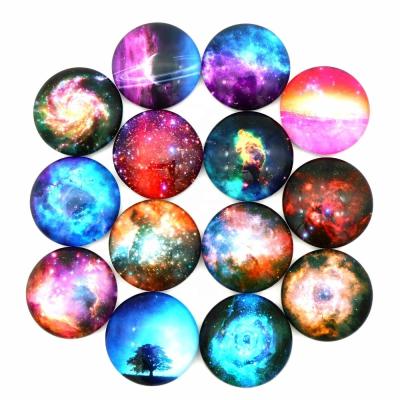 China Shape The Sky 14 PCs Decorative Starry Decorative Funny Glass Fridge Magnet Decorative Glass Fridge Magnet for sale