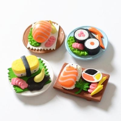 China New Shape Design Creative 3D Sushi PVC Fridge Magnet For Decoration for sale