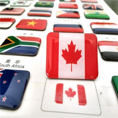 China Shape Creative Custom Made Country Flags Souvenir Fridge Magnet Epoxy PVC Fridge Magnet for sale