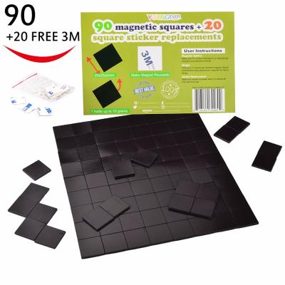 China Form Home Pit Adhesive Magnets Fridge Magnetic Strip Squares for sale