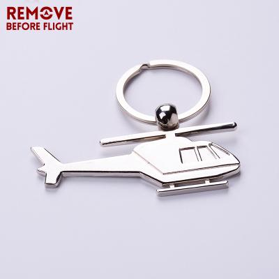 China Helicopter Key Chain Remove Before Flight Key Chains Helicopter Shaped Key Ring Chain Keychain Jewelry for sale