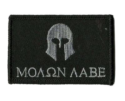 China 3D Remove Front Flight Molon AABE Tactical Embroidery Patch Black for sale