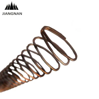 China Apartment ; Leaf ; Compression Spring Flattened To Plate Copper Coil Spring Shape Poles for sale