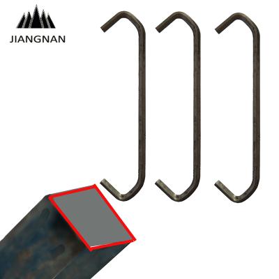 China Hang As Making Tools Square Wire Metal V Hook For Hanging And Power Coat Process for sale