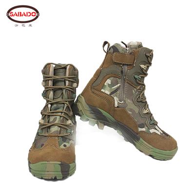 China Anti Static Cheap High Quality Have Stock Camouflage Military Combat Boots Men for sale