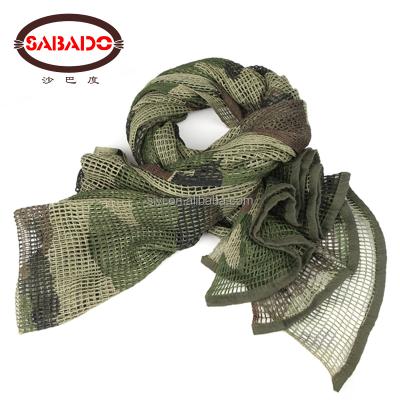 China 65% Polyester SABADO 2021 Wholesale Fashion Outdoor Military Digital Tactical Print Camouflage Muslim Scarf Hijab for sale