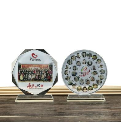 China Wholesale Gifts from Crystal Glass Award Company Vietnam Design Souvenir YL-1039 New for sale