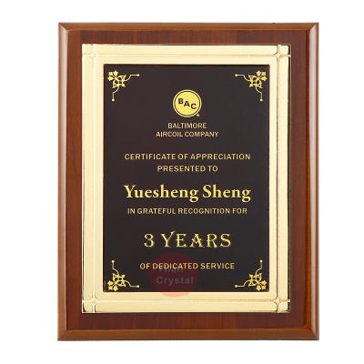 China India Wholesale Ready To Ship Popular MDF Award Plaques Wood For Clearance Certificate MOQ 1pc for sale