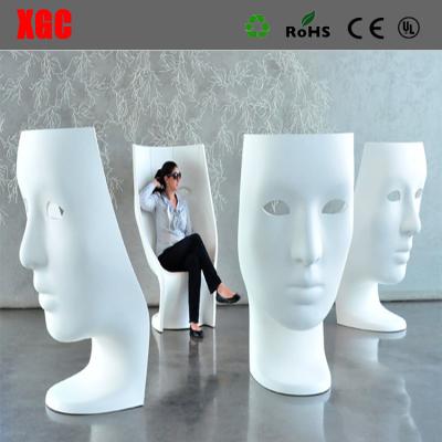 China Lustiges Fiberglas-Masken-Sessel-Patio-Fiberglas-Masken-Rückenlehne-Rest-Freizeit-Masken-Stuhl im Freien zu verkaufen