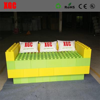 China 5 Color Children'S Building Blocks / Amusement Park Equipment Water Resistance for sale