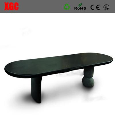 China Small Chatting Table Carbon Fiber Furniture Black Color Size Customized for sale