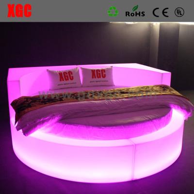 China Plastic Lightweight LED Light Bed Waterproof For Hotel Sex Theme RGB Color for sale