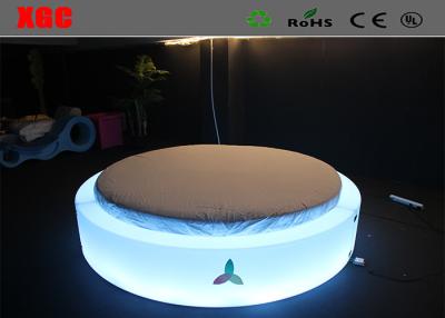 China Tamanho de gama alta da forma redonda 225*225*40cm da cama IP54 da luz do diodo emissor de luz do RGB do estilo à venda