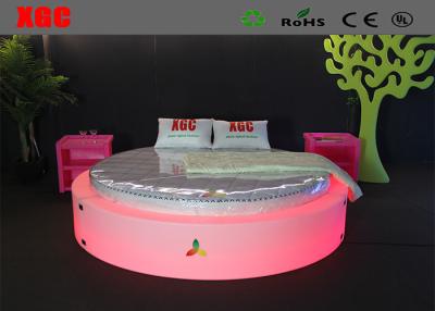 China Creative Design LED Light Bed , Sexy Platform Bed With Lights Underneath For Hotel for sale