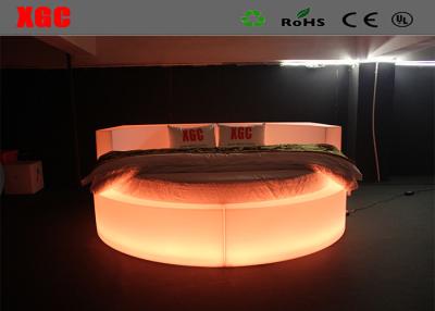 Chine Taille grande du lit pliant 235*235*85cm de côté de piscine de lit de lumière de LED à vendre