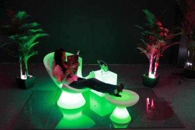 China Luxury Outdoor Swimming Pool led Lounge chari /PE chair for sale