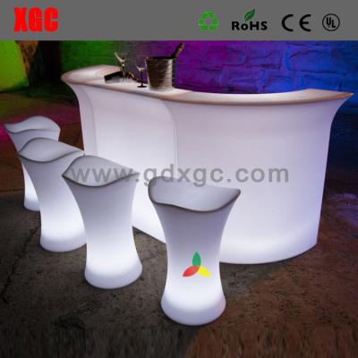 中国 LED bars table PE bar table , Glowing bar furniture 販売のため