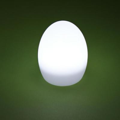 China Led Egg Bar Table Light Outdoor Garden Decor Plastic For Christmas Decoration for sale