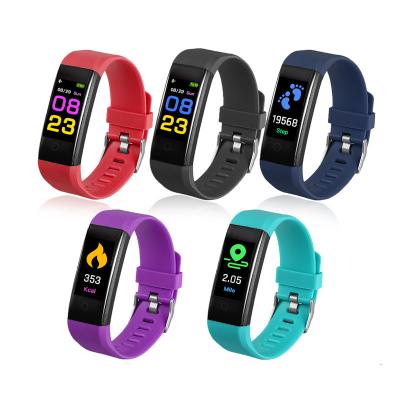 China IP67 Waterproof Smart Bracelet Watch Heart Rate Blood Pressure Monitor Sports 115 Plus Sports Wristband Smart Watch for sale