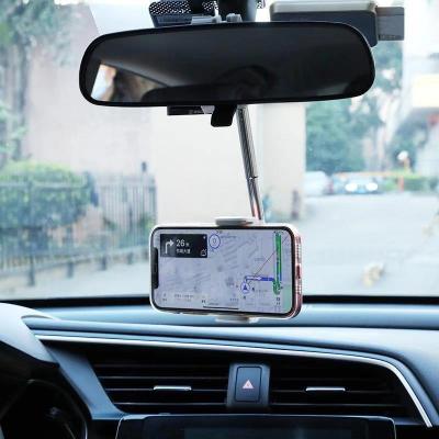 China Mobile New Arrival 2 in 1 Flexible Car Phone Holder Navigation Bracket Car Seat Headrest Phone Holder Car Mount for sale