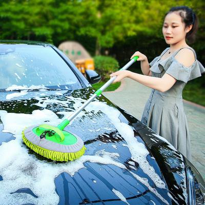 China Car Care Cleaning Car Cleaning Soft Bristle Car Brush With Long Handle, Chenille Car Wash Brush for sale