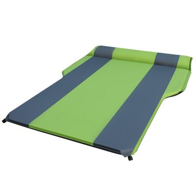 China Outdoor Camping Boosting Inflatable Car Inflatable Mattress SUV Car Mattress Folding Sleep Moving Automatic Mat for sale