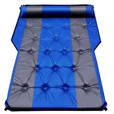 China New Outdoor Camping Rise Displacement PVC Floating Travel Inflatable Bed Cushion Air Rear SUV Mattress Car Inflatable Air Bed for sale