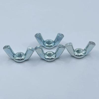 China Galvanized Wing Nuts M6 Carbon Steel Factory Price All Size Negotiable Custom Metric Butterfly Wing Nuts for sale