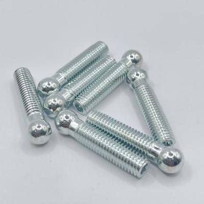 China M8*40 M8*55 Carbon Steel Chipboard Round Screw Round Head Hex Socket Machine Screw Set Screw for sale