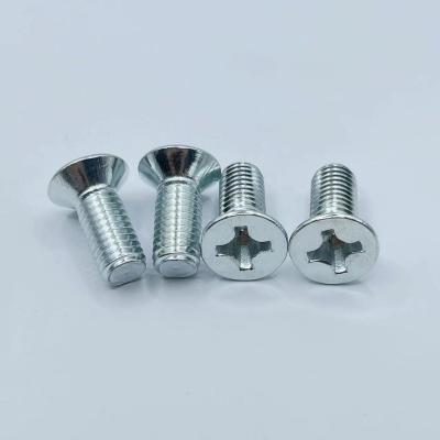 China M4 M6 M8 Head Carbon Steel Phillips Countersunk CSK Countersunk Main Machine Screw for sale