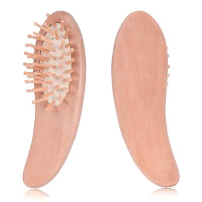 China TREESMILE cushion wooden hair brush custom logo for your hotel massage air cushion paint small gifts for your brand or promotional gifts for sale