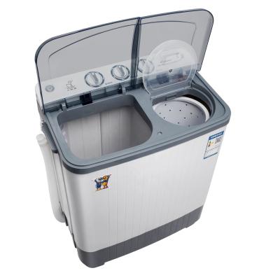 China cheap Semi-automatic washing machine clothes twin tub portable washing machine with function wash and spin for sale