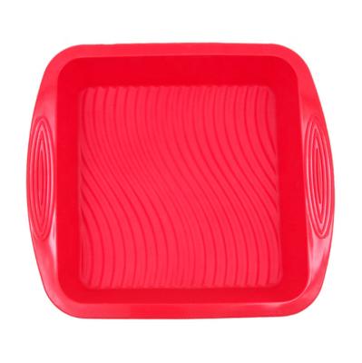 China Viable Non-Stick Square Shape Silicone Cake Mold for sale