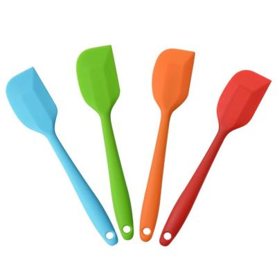 China Viable Hot Selling Amazon Silicone Spoon BPA Free Heat Resistant Nonstick Spatula for sale