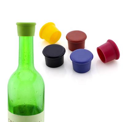 China Viable Cheap Custom Made Reusable Food Grade Silicone Wine Bottle Stopper for sale