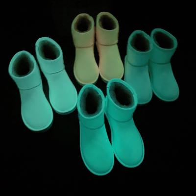 China Wholesale Customized Winter Outdoor Warm Waterproof Bright Boots Snow Logo Raincoat For Women Kids Baby for sale