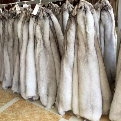 China Wholesale high quality natural raccoon fur pelt animal fur and blue fox skin pelt for sale