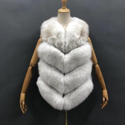 China 2021 winters new style real fox fashion breathable shorts and natural raccoon fur jacket vest coat for women for sale