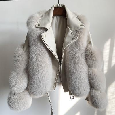 China 2021 Winter New Style Fashion Short Fur Jacket Vest Breathable Fur Coat For Women for sale